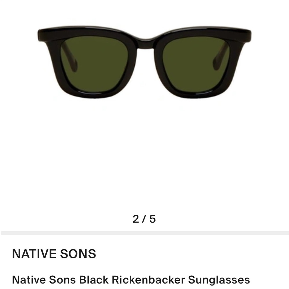 Authentic Native Sons Rickenbacker Sunglasses - image 8